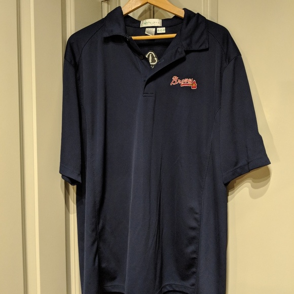 atlanta braves golf shirt